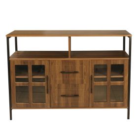 Living Room Shelves, With Two Storage Rooms, Storage Box, Modern Kitchen Utensils Cabinet, Self-service Wooden Storage Cabinet, Corridor Dining Room T