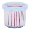 1pc Double Layer Vegetables Sealed Keeper Fresh Storage Box With Drain Basket Refrigerator Use Draining Crisper Strainers Container