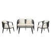 U_STYLE Durable and Comfortable Outdoor Seating Set,Suitable for Patios, Lawns, and Poolsides