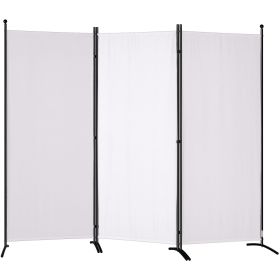 VEVOR Room Divider, 6.1 ft (102×71inch)Room Dividers and Folding Privacy Screens (3-panel), Fabric Partition Room Dividers for Office, Bedroom