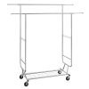 VEVOR Heavy Duty Clothes Rack, Double Hanging Rod Clothing Garment Rack for Hanging Clothes
