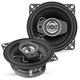 5 Core 2 Way 4" Car Speaker 250W Coaxial Component Speaker Universal Quick Easy Fit for Cars