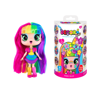 Decora Fashion Girlz 5" Tall Collectible Dolls: Unbox & Decorate Your Mystery Pack, Children Ages 4+