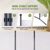 VEVOR Room Divider, 6.1 ft (102×71inch)Room Dividers and Folding Privacy Screens (3-panel), Fabric Partition Room Dividers for Office, Bedroom