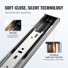 VEVOR 10 Pairs of 24 Inch Drawer Slides Side Mount Rails, Heavy Duty Full Extension Steel Track