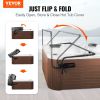 VEVOR Hot Tub Cover Lift, Spa Cover Lift, Height 31.5" - 41.3" Width 69" - 100.5" Adjustable, Installed on Both Sides at the Top