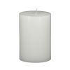 4x6" 2PK Unscented Soy Wax Candle, White