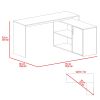 L-Shaped Desk Desti, Office, Light Oak