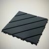 Plastic Interlocking Deck Tiles, 36-Pack, 12"x12" Waterproof Outdoor All Weather Use Patio Tiles with Enhanced Drainage Design, Perfect for Poolside