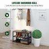 VEVOR Artificial Topiaries Boxwood Trees, 16' Tall (2 Pieces), Ball-Shape Faux Topiaries Plant