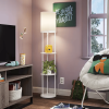 Shelf Floor Lamp White