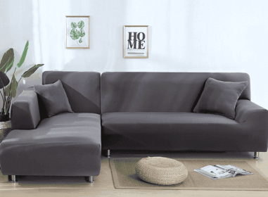Solid Corner Sofa Covers Couch Slipcovers Elastica Material Sofa Skin Protector Cover Sofa Armchair (Option: 23-PillowcaseÃ—2)