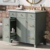 36" Bathroom Vanity Cabinet with Sink Top Combo Set, Single Sink, Shaker Cabinet with Soft Closing Door and Drawer