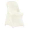 VEVOR Stretch Spandex Folding Chair Covers, Universal Fitted Chair Cover, Removable Washable Protective Slipcovers, for Wedding, Holiday, Banquet