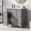36" Bathroom Vanity Cabinet with Sink Top Combo Set, Single Sink, Shaker Cabinet with Soft Closing Door and Drawer