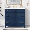 36" Bathroom Vanity Cabinet with Sink Top Combo Set, Single Sink, Shaker Cabinet with Soft Closing Door and Drawer