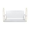 Outdoor  Modern Acacia Wood Porch Swing